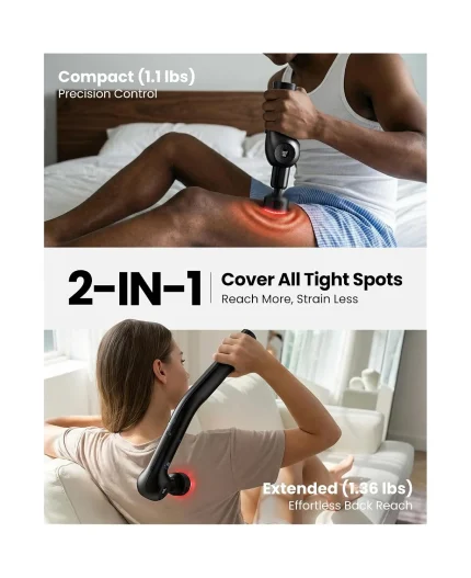 BOB AND BRAD L7 Ultra Massagepistole mit Wärmefunktion Rotlicht