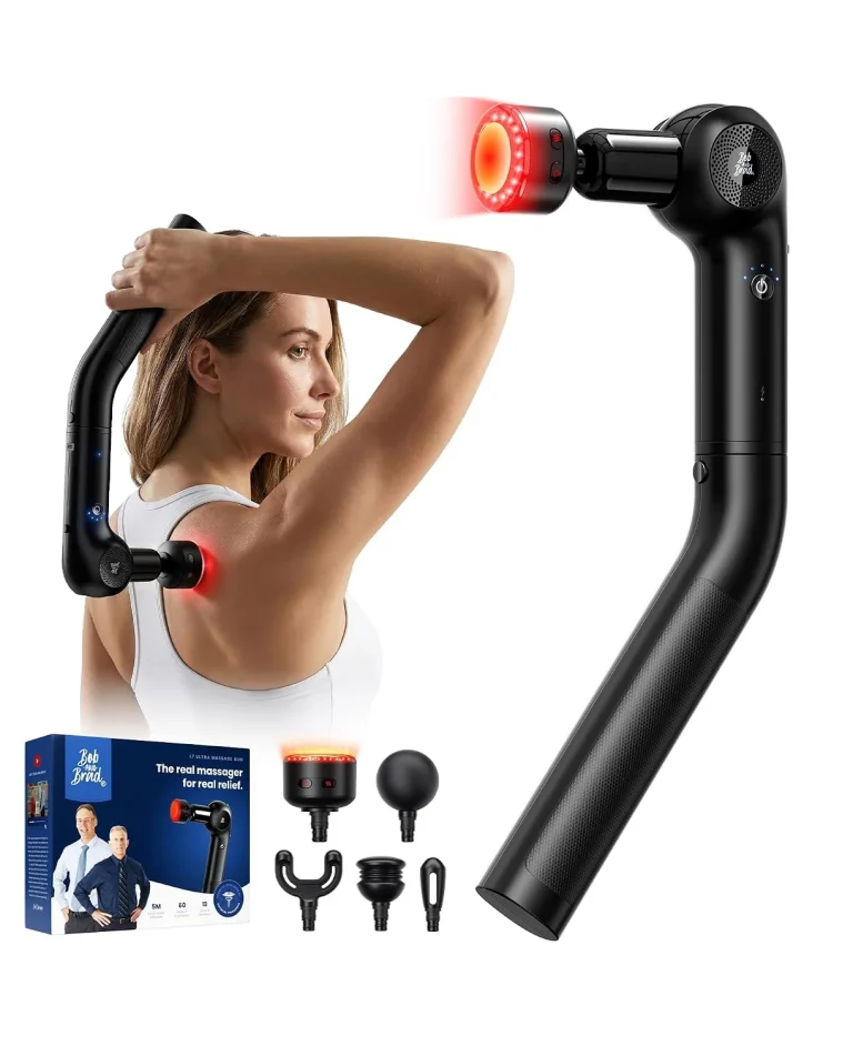 BOB AND BRAD L7 Ultra Massagepistole mit Wärmefunktion Rotlicht