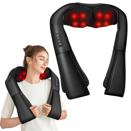 Brelley Massagegerät Nackenmassagegerät mit Wärme