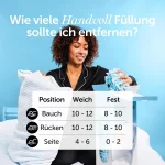 Cloudpillo Kopfkissen 40x80 cm Memory Foam Kissen für Seitenschläfer