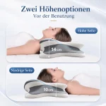 Ergonomisches Kopfkissen Kissen für Seiten Rücken Bauchschläfer