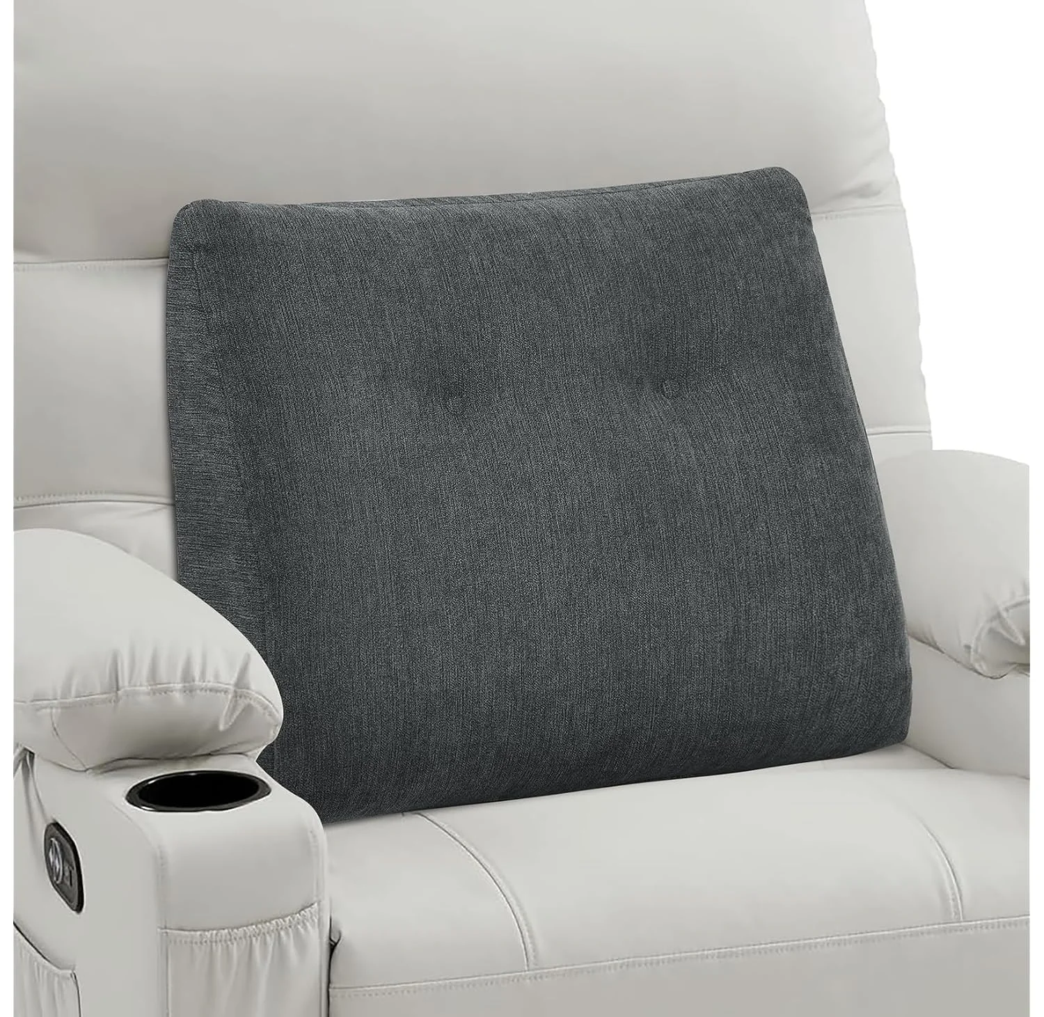 Ergonomisches Rückenkissen für Sofa und Bett Weiches Keilkissen mit M