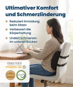 Everlasting Comfort Memory Foam Kissen ergonomisch Sitzkissen Rück