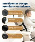 Everlasting Comfort Memory Foam Kissen ergonomisch Sitzkissen Rück