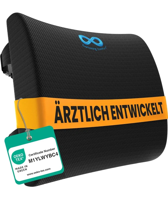 Everlasting Comfort Memory Foam Kissen ergonomisch Sitzkissen Rück