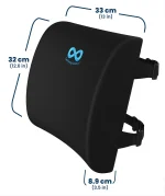 Everlasting Comfort Memory Foam Kissen ergonomisch Sitzkissen Rück