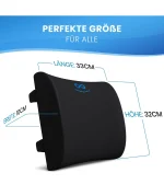Everlasting Comfort Memory Foam Kissen ergonomisch Sitzkissen Rück