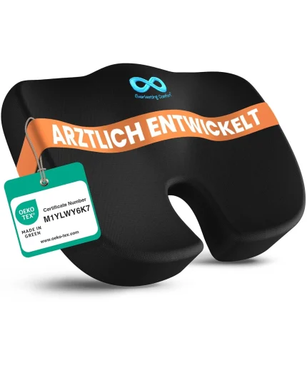 Everlasting Comfort Memory Foam Sitzkissen für Bürostuhl Auto Zuhau