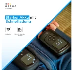 Leg Pro 2 von Orthomechanik Kabelloses Beinmassagegerät mit Luftkomp