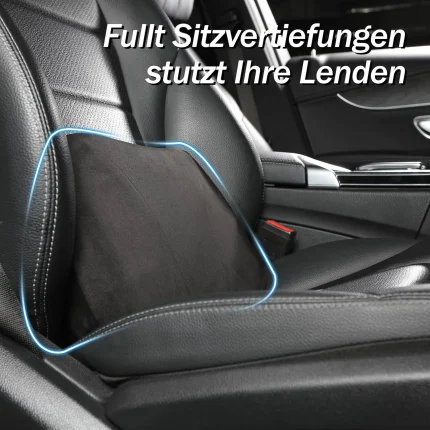 Lendenstützkissen Auto Memory Foam Füllung Hautfreundliches Samtled
