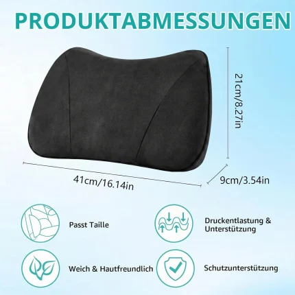 Lendenstützkissen Auto Memory Schaum Lordosenstütze Kissen Auto Rück