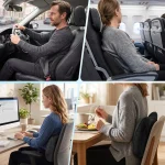 Lendenstützkissen Auto Memory Schaum Lordosenstütze Kissen Auto Rück