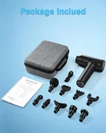 Massagepistole Muskel Percussion Massagegerät Massage Gun mit LED To