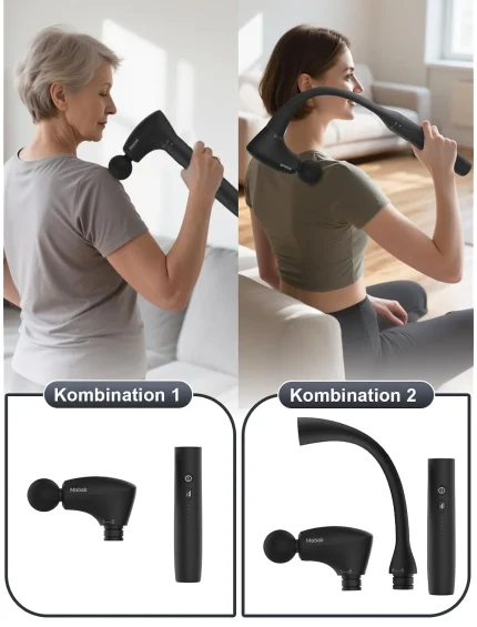 Mebak M3 Massagepistole Massagegerät Muskel Massage Gun 2 in 1 Transfo