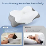 Memory Foam Schlafkissen mit ergonomischer Form
