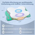 Memory Foam Schlafkissen mit ergonomischer Form