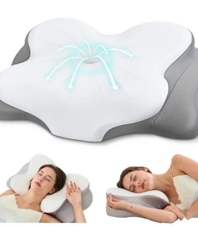 Memory Foam Schlafkissen mit ergonomischer Form