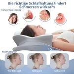 Memory Foam Schlafkissen mit ergonomischer Form