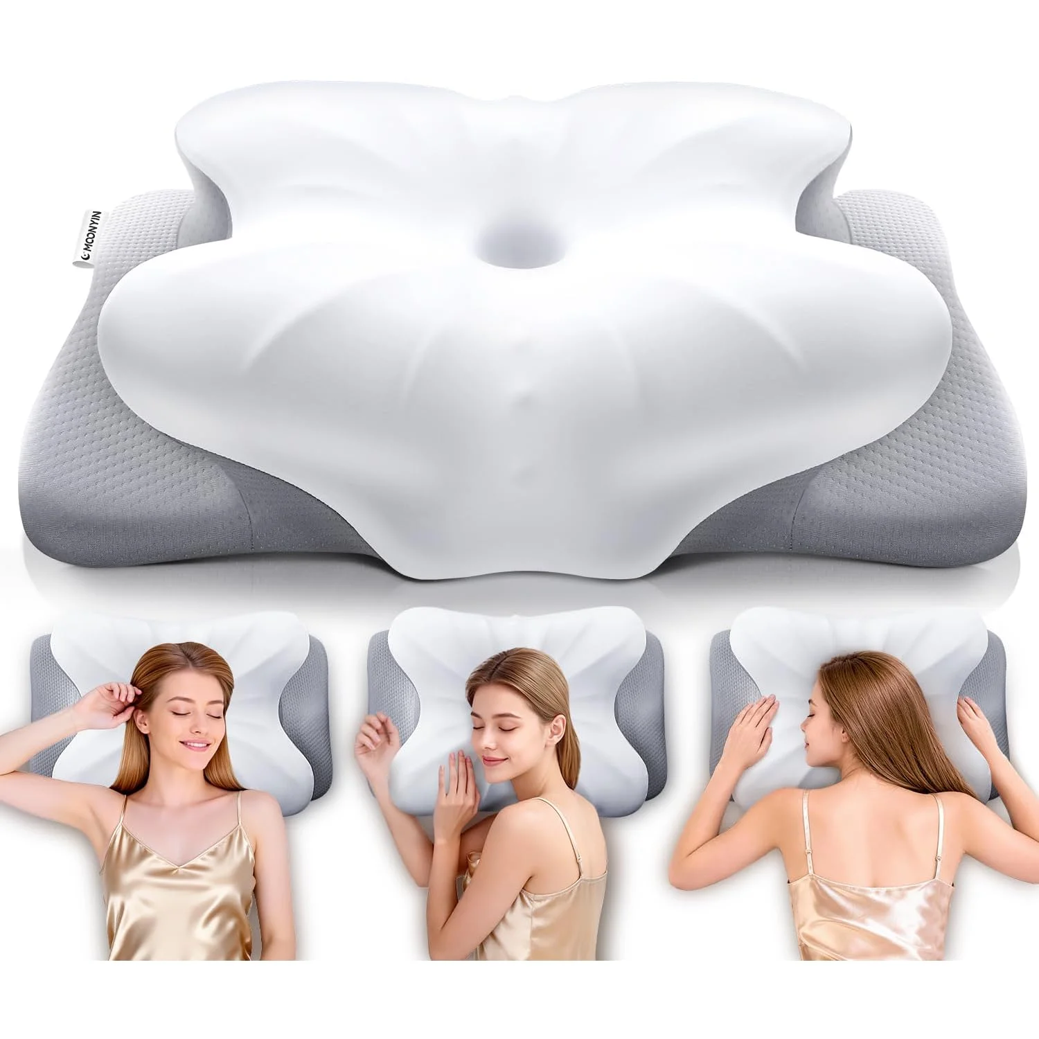 Nackenkissen Kopfkissen Memory Foam Kissen Seitenschläferkissen