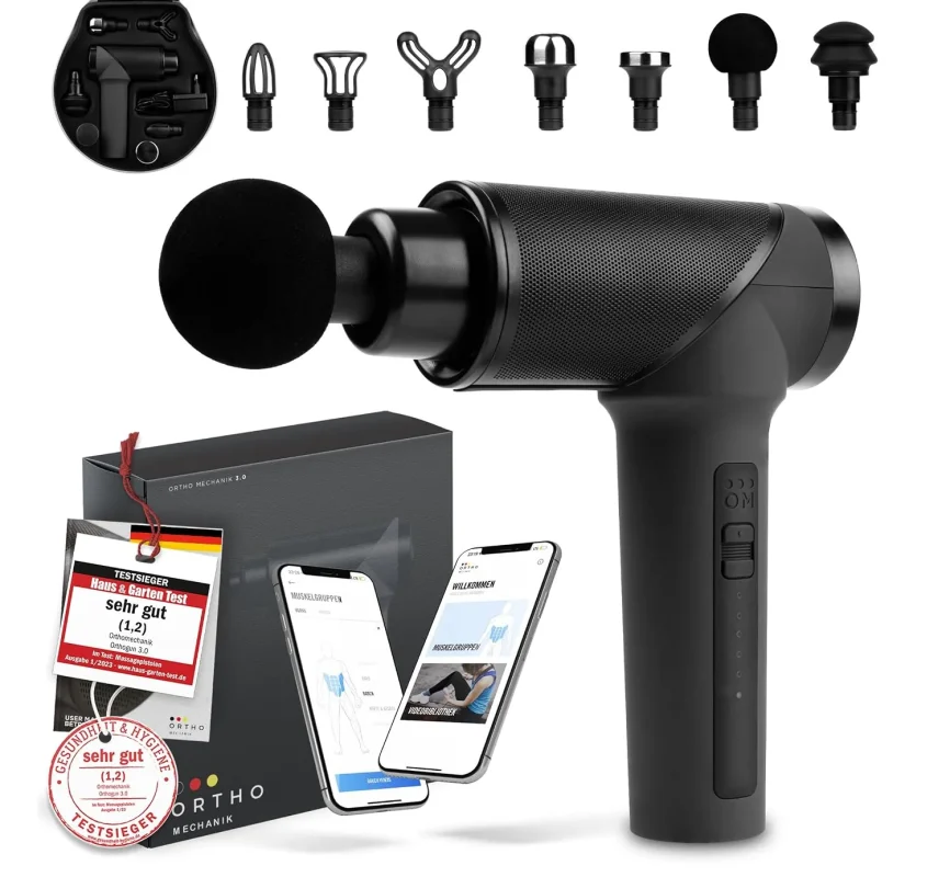 OrthoMechanik 3 0 OrthoGun Hochwertige Massagepistole mit App 7