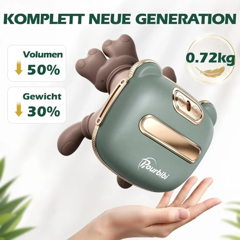 Pourbibi Nackenmassagegerät Geschenke für Frauen Männer Kabelloses D