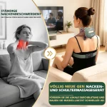 Pourbibi Nackenmassagegerät Geschenke für Frauen Männer Kabelloses D