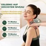 Pourbibi Nackenmassagegerät Geschenke für Frauen Männer Kabelloses D