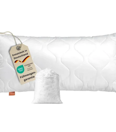 sleepling Kopfkissen 40x80 cm Allergiker Kissen Komfort 100