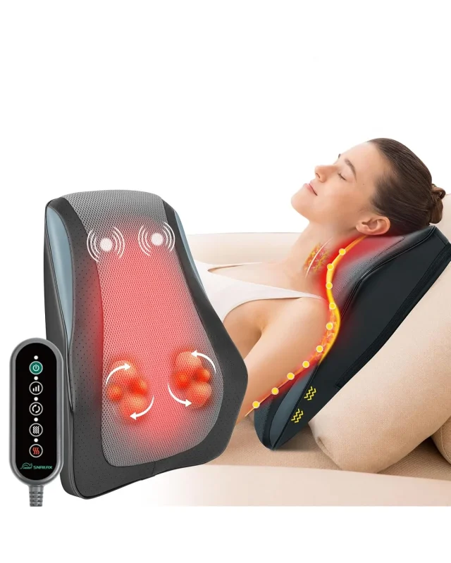 Snailax Massagegerät Rücken Nacken Shiatsu mit Wärme