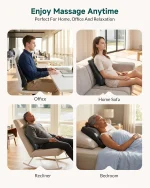 Snailax Massagegerät Rücken Nacken Shiatsu mit Wärme
