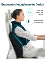 Travel Ease Ergonomisches RückenKissen aus Gel Memory Foam Lendenkiss