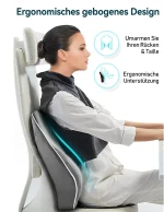 Travel Ease Ergonomisches RückenKissen aus Memory Foam Lendenkissen f