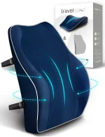 Travel Ease Ergonomisches RückenKissen aus Memory Foam Lendenkissen f