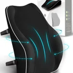 Travel Ease Ergonomisches RückenKissen aus Memory Foam Lendenkissen f