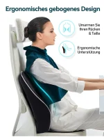 Travel Ease Ergonomisches RückenKissen aus Memory Foam Lendenkissen f