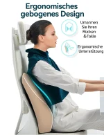 Travel Ease Ergonomisches RückenKissen aus Memory Foam Lendenkissen f
