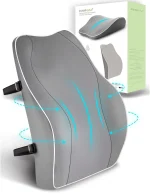 Travel Ease Ergonomisches RückenKissen aus Memory Foam Lendenkissen f