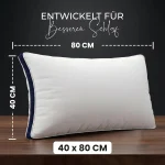 Utopia Bedding Kopfkissen 40x80 2er Set Schlafkissen Atmungsaktiv Kiss